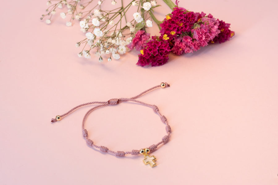 Pulsera decenario de cordón