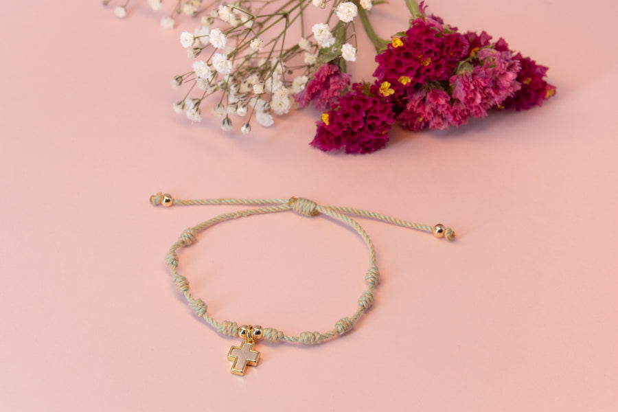Pulsera decenario de cordón