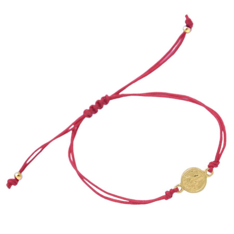 SET DE 20 PULSERAS DE HILO ROJO CON ESCAPULARIO