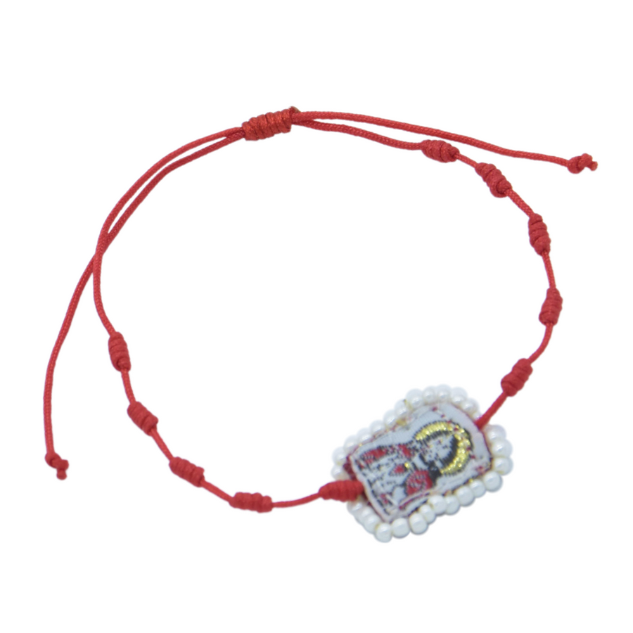 SET DE 20 PULSERAS DE ESCAPULARIOS ROJOS