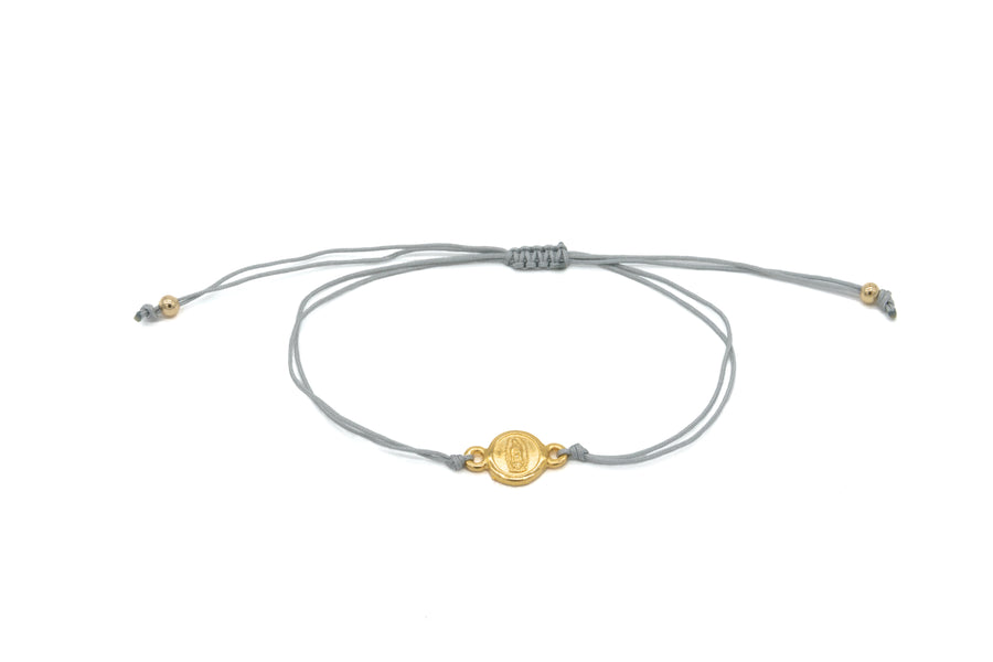 Pulsera de hilo con Virgen de Guadalupe