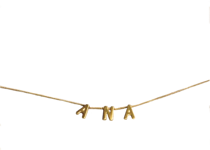 Collar de nombre personalizable